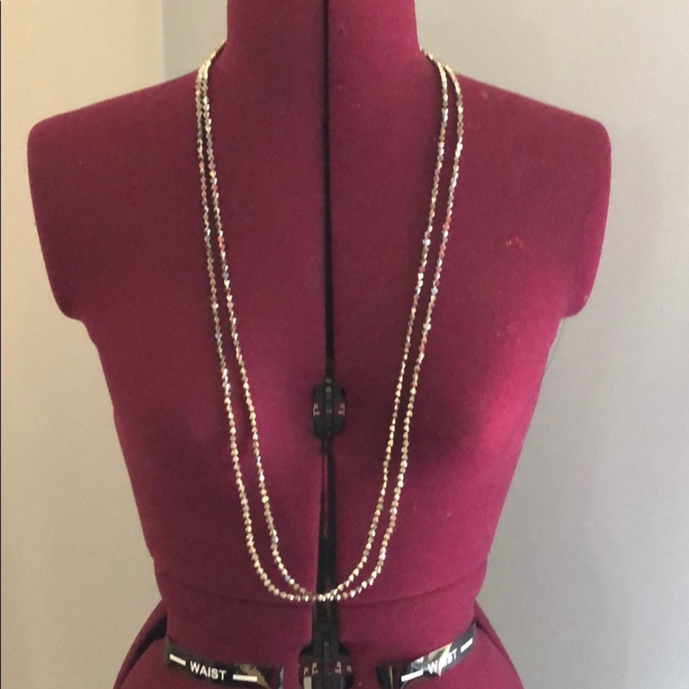 Double chain long necklace (new)